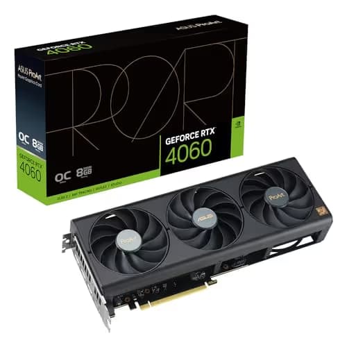 Asus GeForce RTX 4060 ProArt OC 8GB GDDR6 Black / Gold image
