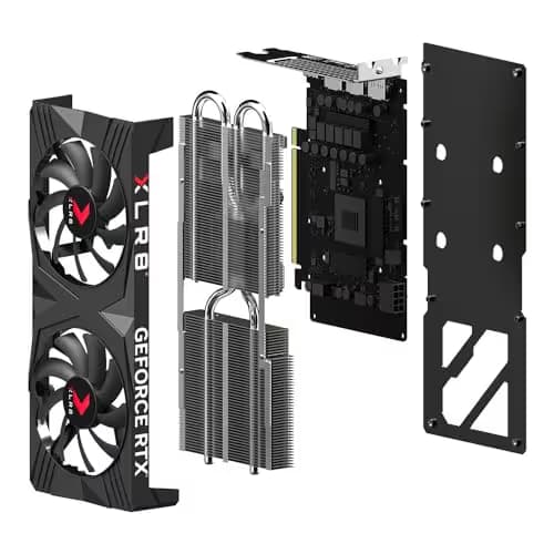 PNY VERTO OC GeForce RTX 4060 Ti 8GB GDDR6 Black image