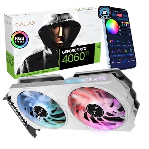 GALAX EX (1-Click OC) GeForce RTX 4060 Ti 16GB GDDR6 Black image
