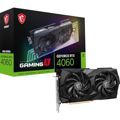 MSI GAMING X GeForce RTX 4060 8GB GDDR6 Black image