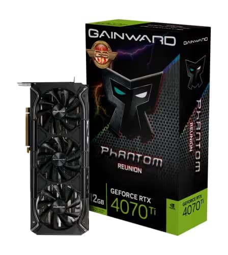 Gainward Phantom Reunion GS GeForce RTX 4070 Ti 12GB GDDR6X Black image
