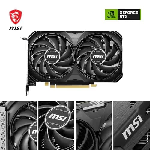 MSI GeForce RTX 4060 Ti VENTUS 2X BLACK 8G OC GDDR6 image