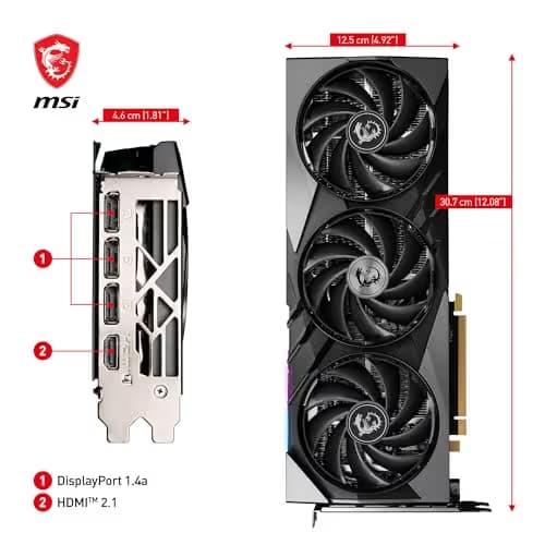 MSI GeForce RTX 4060 Ti GAMING X SLIM 16G GDDR6 image