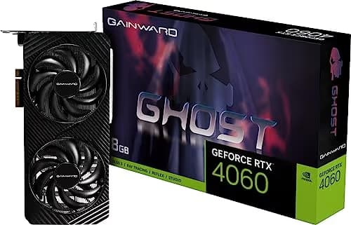 Gainward Ghost OC GeForce RTX 4060 8GB PCIe x8 GDDR6 Black image
