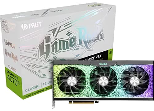 Palit GameRock Classic OC GeForce RTX 4070 Ti 12GB GDDR6X Silver image