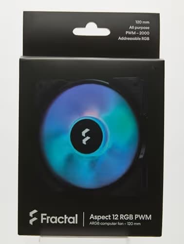 Fractal Design Aspect 12 120mm Black RGB PWM 56 CFM image