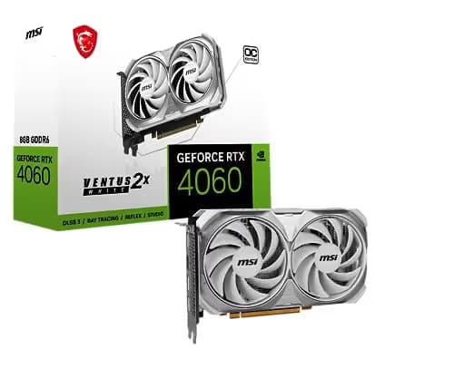 MSI GeForce RTX 4060 VENTUS 2X WHITE 8G OC GDDR6 main image