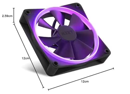 NZXT F120 Black Addressable RGB PWM 50.18 CFM image