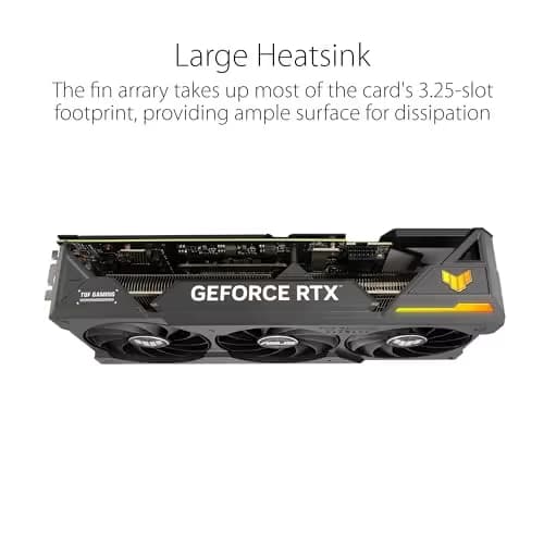 Asus GeForce RTX 4070 Ti SUPER TUF GAMING OC 16GB GDDR6X Black image