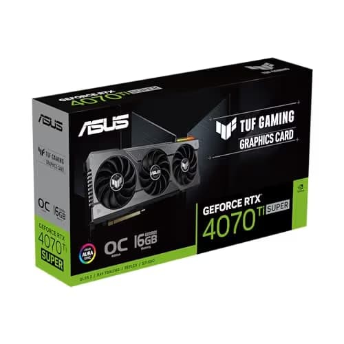 Asus GeForce RTX 4070 Ti SUPER TUF GAMING OC 16GB GDDR6X Black image