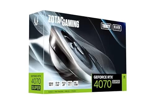 Zotac GeForce RTX 4070 SUPER Trinity Black Edition 12GB GDDR6X Black image