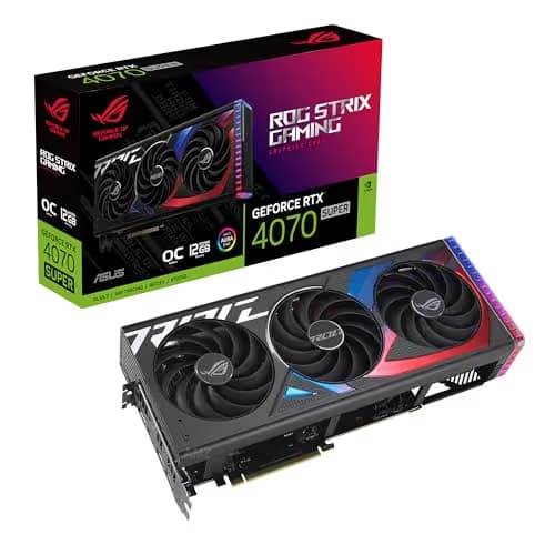Asus ROG STRIX GAMING OC GeForce RTX 4070 SUPER 12GB GDDR6X Black main image