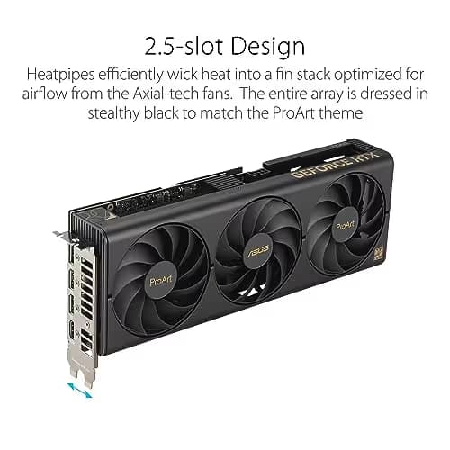 Asus ProArt OC GeForce RTX 4070 12GB GDDR6X Black image