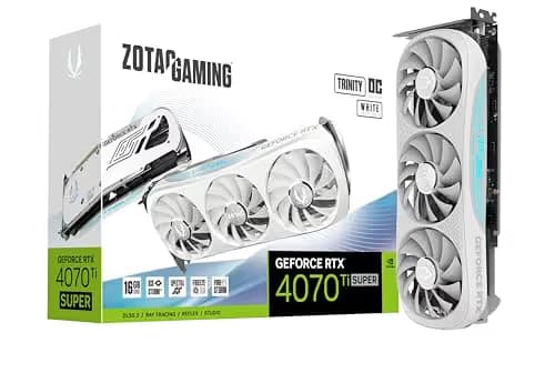 Zotac GAMING Trinity OC GeForce RTX 4070 Ti SUPER 16GB GDDR6X White main image