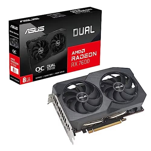 ASUS Dual Radeon™ RX 7600 V2 OC Edition 8GB GDDR6 main image