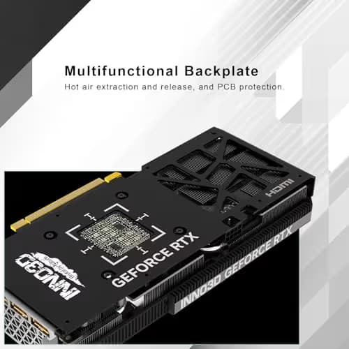 Inno3D GeForce RTX 4070 Twin X2 OC 12GB GDDR6X Black / Silver image