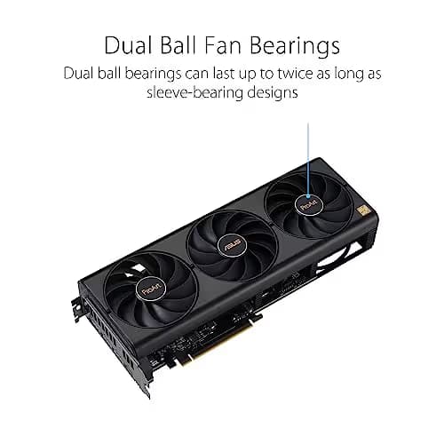 Asus ProArt OC GeForce RTX 4070 Ti SUPER 16GB GDDR6X Black / Gold image