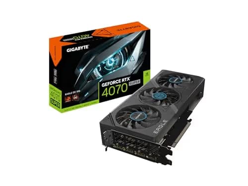 Gigabyte EAGLE OC GeForce RTX 4070 SUPER 12GB GDDR6X Black image