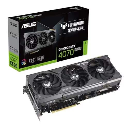 Asus TUF GAMING OC GeForce RTX 4070 SUPER 12GB GDDR6X Black main image