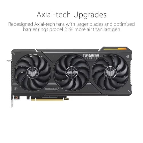Asus TUF GAMING OC GeForce RTX 4070 SUPER 12GB GDDR6X Black image