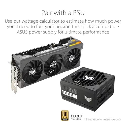 Asus TUF GAMING OC GeForce RTX 4070 SUPER 12GB GDDR6X Black image