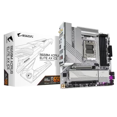 Gigabyte B650M AORUS ELITE AX ICE DDR5 Micro ATX image