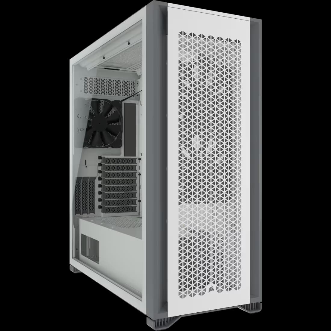 Corsair 7000D AIRFLOW ATX Full Tower White Tempered Glass Side Panel image