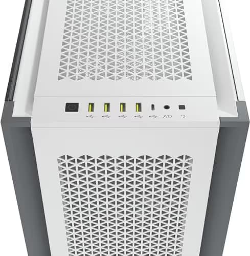Corsair 7000D AIRFLOW ATX Full Tower White / Black Tempered Glass USB 3.2 Gen 2 Type-C USB 3.2 Gen 1 Type-A image