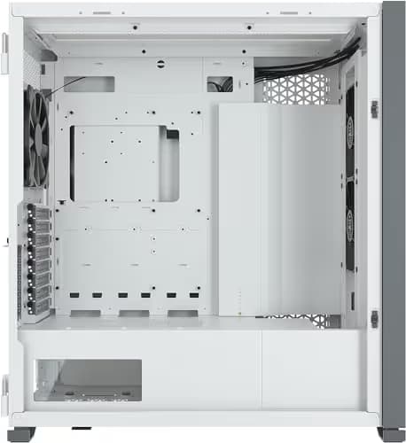 Corsair 7000D AIRFLOW ATX Full Tower White / Black Tempered Glass USB 3.2 Gen 2 Type-C USB 3.2 Gen 1 Type-A image
