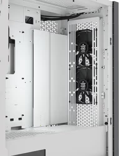 Corsair 7000D AIRFLOW ATX Full Tower White / Black Tempered Glass USB 3.2 Gen 2 Type-C USB 3.2 Gen 1 Type-A image