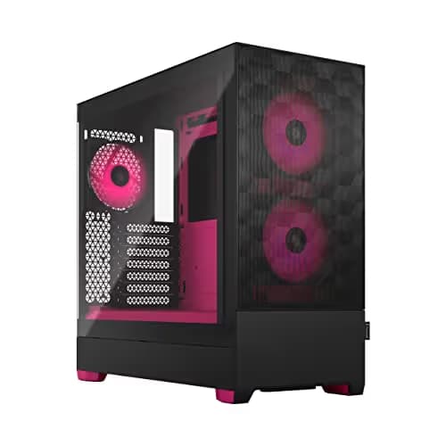 Fractal Design Pop Air ATX Mid Tower Pink / Black Tempered Glass Side Panel main image