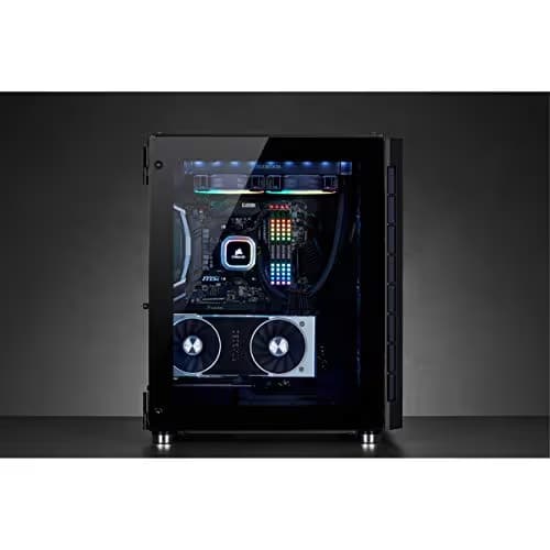 Corsair Crystal Series 680X RGB ATX Mid Tower Black Tempered Glass Side Panel, USB 3.2 Gen 2 Type-C, USB 3.2 Gen 1 Type-A image