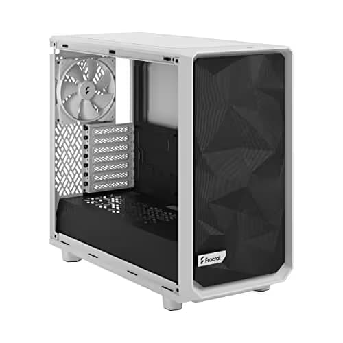 Fractal Design Meshify 2 Lite ATX Mid Tower White / Black with Tempered Glass Side Panel and USB 3.2 Gen 1 Type-A Front Panel image