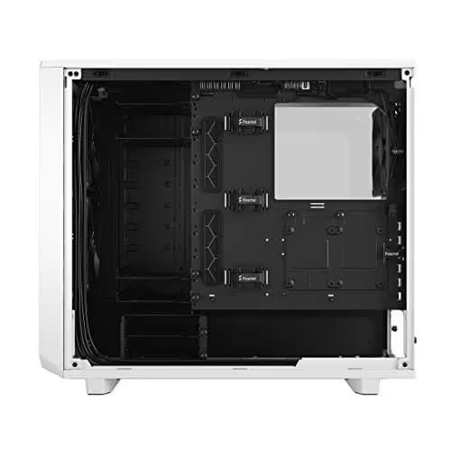 Fractal Design Meshify 2 ATX Mid Tower White / Black with Tempered Glass Side Panel and USB 3.2 Gen 2 Type-C, USB 3.2 Gen 1 Type-A image