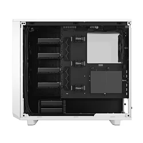Fractal Design Meshify 2 ATX Mid Tower White / Black with Tempered Glass Side Panel and USB 3.2 Gen 2 Type-C, USB 3.2 Gen 1 Type-A image