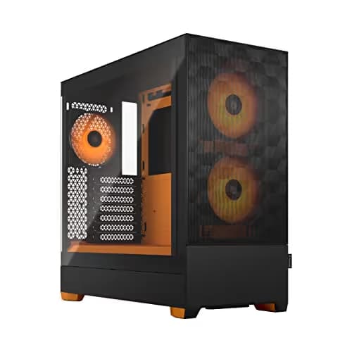 Fractal Design Pop Air ATX Mid Tower Orange / Black Tempered Glass Side Panel main image