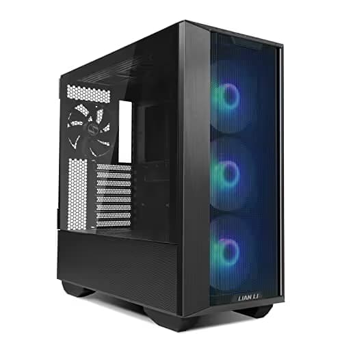Lian Li LANCOOL III ATX Mid Tower Black RGB Tempered Glass Side Panel image