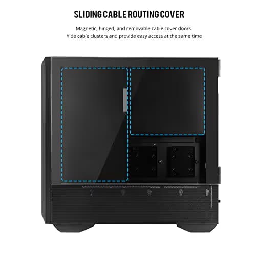 Lian Li LANCOOL III ATX Mid Tower Black RGB Tempered Glass Side Panel image