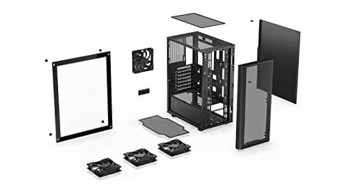 ENDORFY Ventum 200 Air ATX Mid Tower Black with Tempered Glass Side Panel and USB 3.2 Gen 1 Type-A image