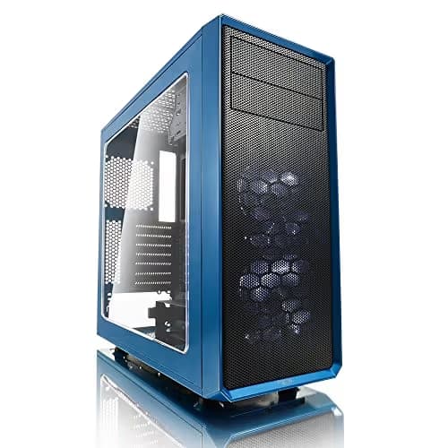 Fractal Design Focus G ATX Mid Tower Black / Blue Acrylic Side Panel main image