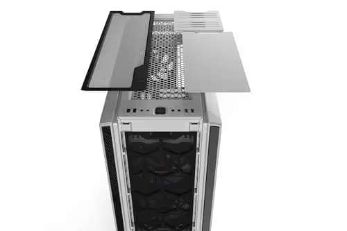 be quiet! Silent Base 802 ATX Mid Tower White Tempered Glass Side Panel image