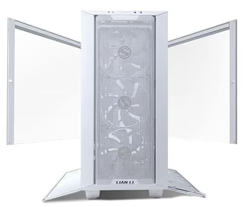 Lian Li LANCOOL III ATX Mid Tower White with Tempered Glass Side Panel and USB 3.2 Gen 2 Type-C USB 3.2 Gen 1 Type-A image