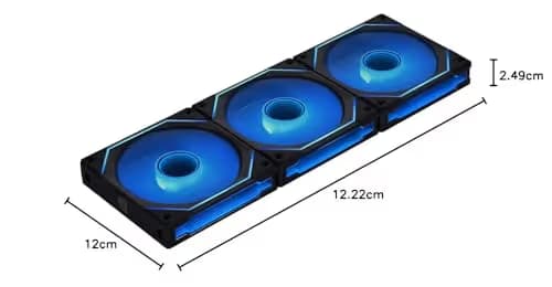 Lian Li Uni Fan SL-Infinity PWM ARGB 120mm White Pack of 3 image