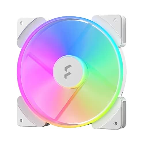 Fractal Design Prisma AL 140mm White 103.85 CFM PWM Addressable RGB 1-Pack image