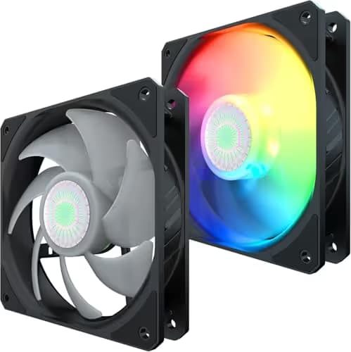 Cooler Master SickleFlow 120mm Black Addressable RGB PWM 62 CFM 3-Pack image
