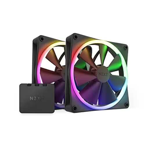 NZXT F140 140mm Black PWM RGB 2-Pack image