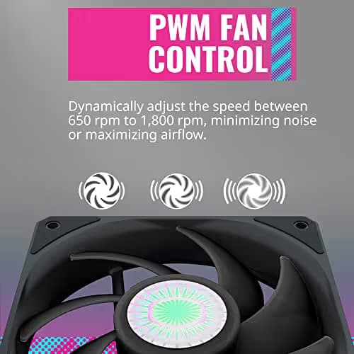 Cooler Master SickleFlow 120mm Black PWM 62 CFM image