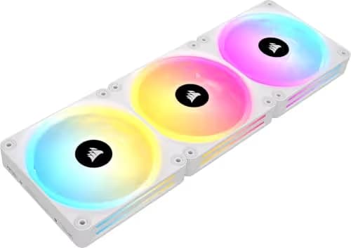 Corsair iCUE LINK QX120 RGB 120mm RGB PWM White main image