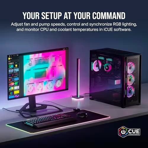 Corsair iCUE LINK QX120 RGB 120mm RGB PWM White image