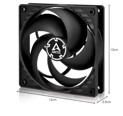 ARCTIC P12 120mm Black PWM 56.3 CFM image